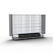 SET | with 15 construction fences and accessories | on Twinpallet | Mobile fence profi | with hooks and eyes, without connecting clamps